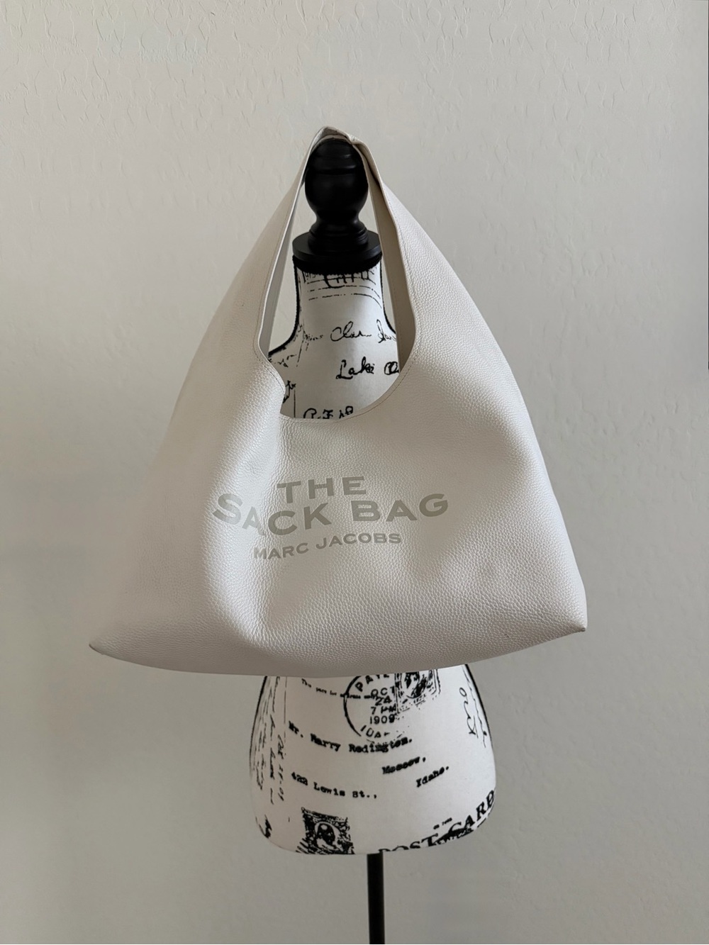 Marc Jacobs White The XL Sack Bag